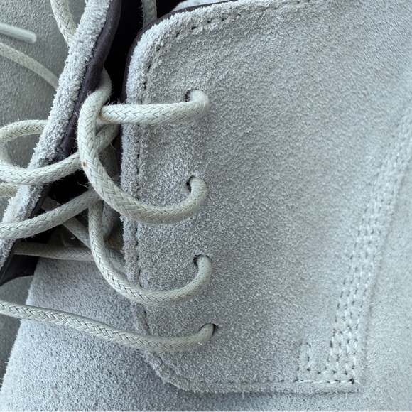 Black Brown 1826 Men's Suede Oxfords - Light Gray ‘Henry’ Size 10 - Picture 13 of 15